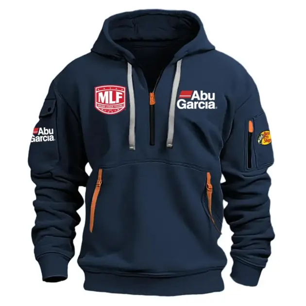 Abu Garcia Major League Fishing Half Zipper Hoodie HCAH11501AML - Abu Garcia Major League Fishing Hoodie