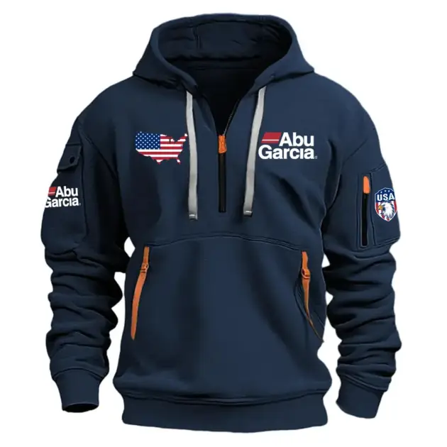 Abu Garcia Exclusive Logo Performance Half Zipper Hoodie HCAH11501AUS - Abu Garcia Hoodie