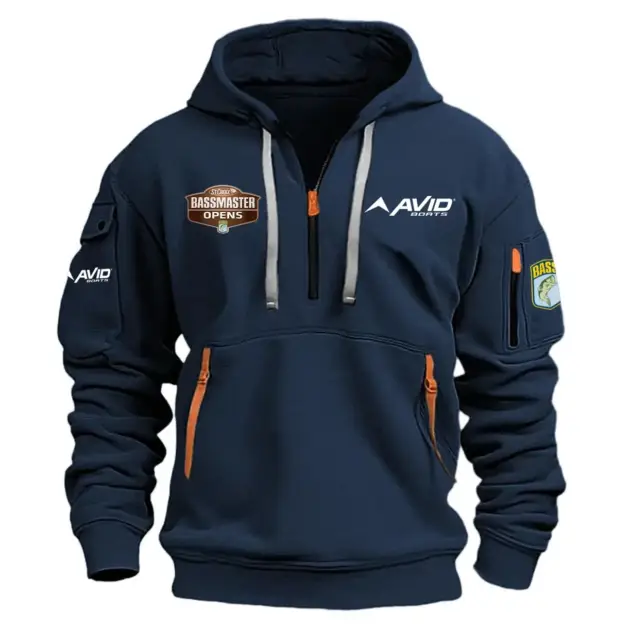 Avid Bassmaster Opens Tournament Performance Half Zipper Hoodie HCAH11501AVO - Avid Bassmaster Opens Tournament Hoodie