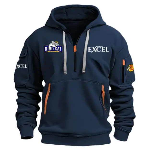 Excel KingKat Tournament Performance Half Zipper Hoodie HCAH11501EXKK - Excel KingKat Tournament Hoodie
