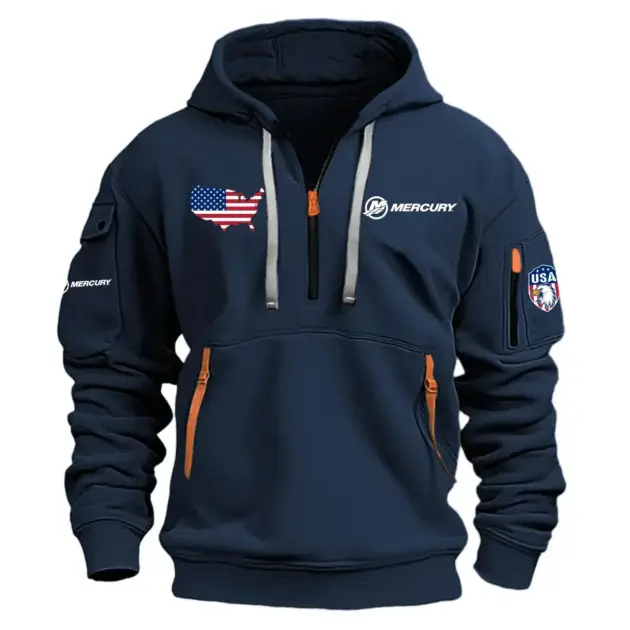 Mercury Exclusive Logo Performance Half Zipper Hoodie HCAH11501MUS - Mercury Hoodie