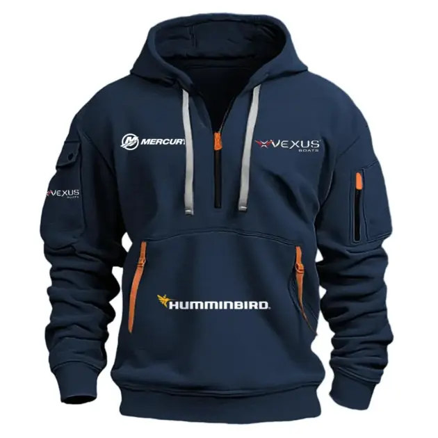 Vexus Mercury Humminbird Exclusive Logo Performance Half Zipper Hoodie HCAH11501MVBHU - Vexus Mercury Humminbird Hoodie