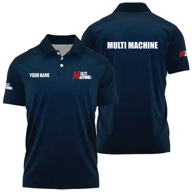 Multi Machine, Inc. Exclusive Logo Performance Logo Polo Shirt NBTVPLTS100101MMZ - Multi Machine, Inc. Polo Shirt