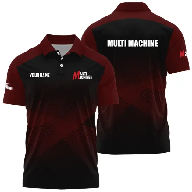 Multi Machine, Inc. Exclusive Logo Performance Logo Polo Shirt NBTVPLTS100102MMZ - Multi Machine, Inc. Polo Shirt