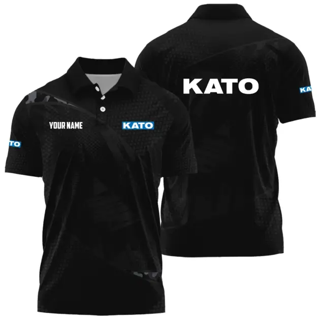 Kato Works Exclusive Logo Performance Logo Polo Shirt NBTVPLTS100112KWZ - Kato Works Polo Shirt