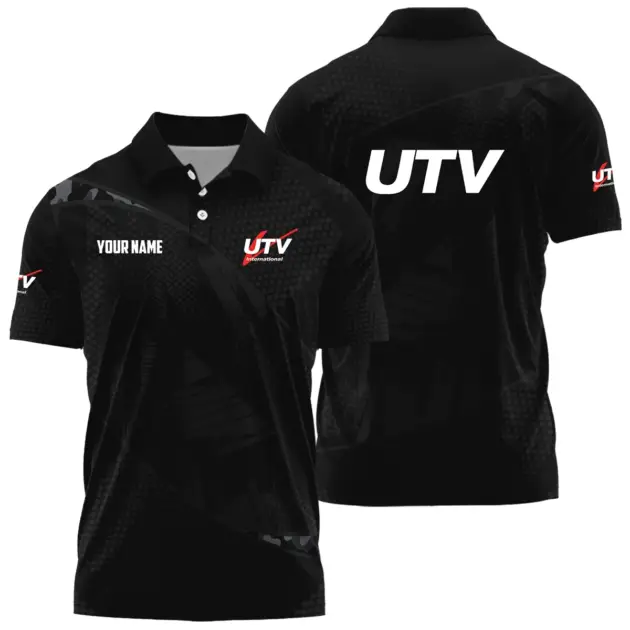 UTV International Exclusive Logo Performance Logo Polo Shirt NBTVPLTS100112UTZ - UTV International Polo Shirt
