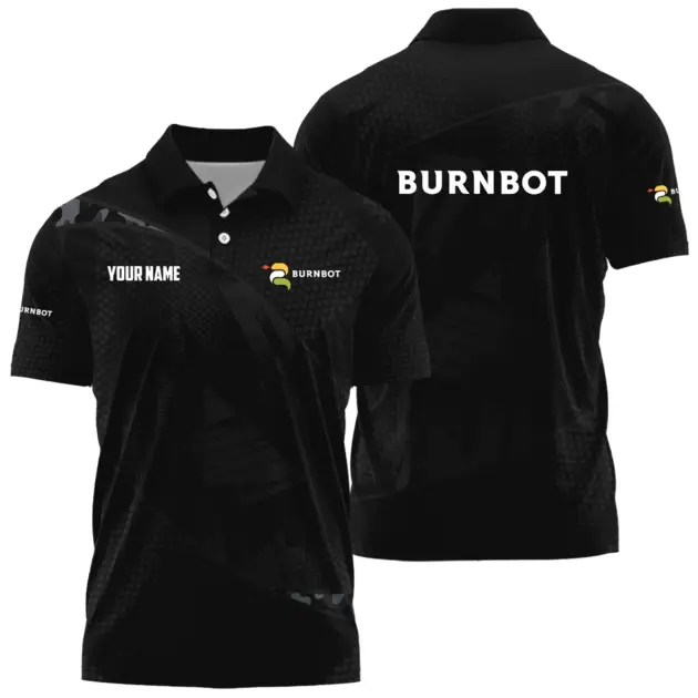 BurnBot Exclusive Logo Performance Logo Polo Shirt NBVMPLTS140112BUZ - BurnBot Polo Shirt