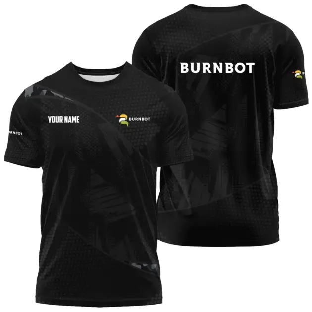 BurnBot Exclusive Logo Performance Logo T-Shirt NBVMPLTS140112BUZ - BurnBot T-Shirt