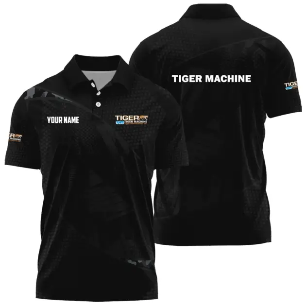Tiger Machinery Exclusive Logo Performance Logo Polo Shirt NBVMPLTS140112TMZ - Tiger Machinery Polo Shirt
