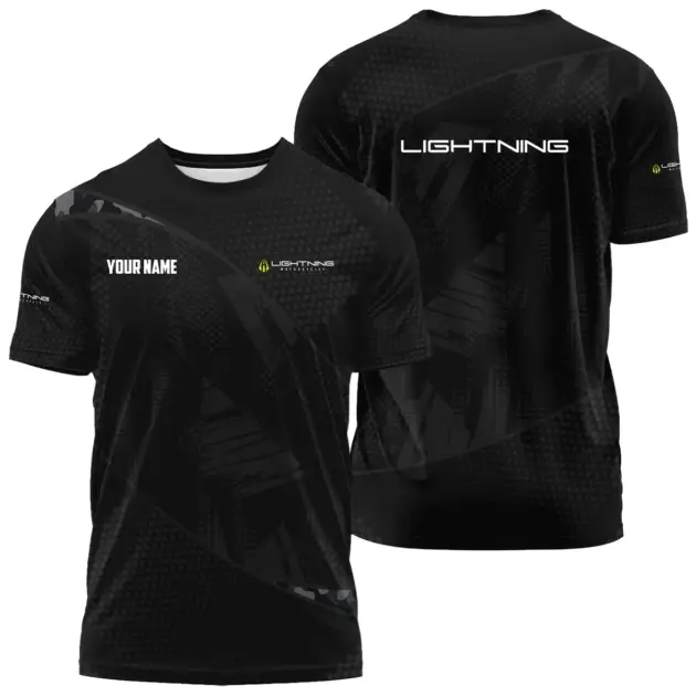 Lightning Motorcycles Exclusive Logo Performance T-Shirt OSMTBPLTS121112LMZ - Lightning Motorcycles T-Shirt