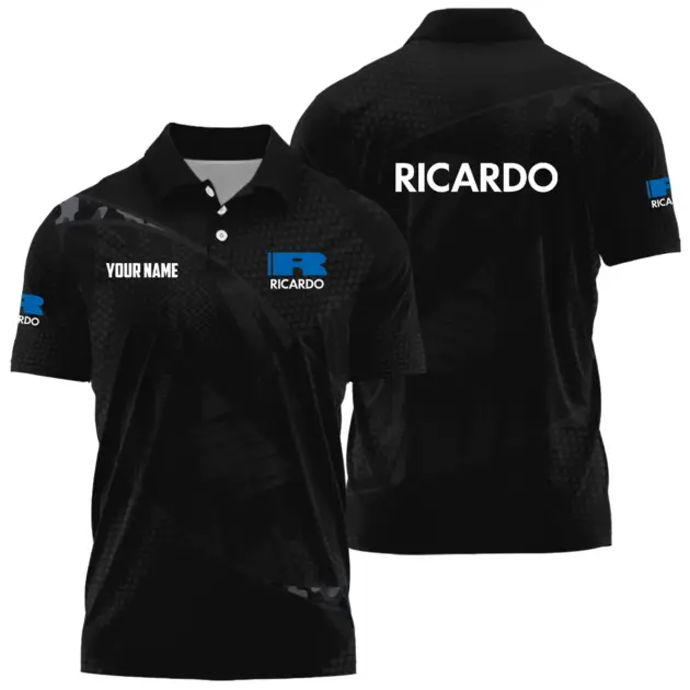 Ricardo Engines Exclusive Logo Performance Polo Shirt OUEPPLTS301212REZ - Ricardo Engines Polo Shirt