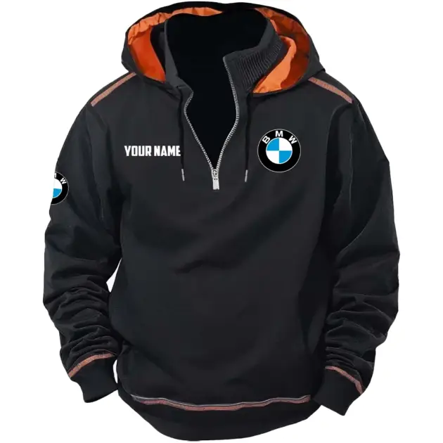 BMW Exclusive Logo Performance Tactical Hooded Sweatshirt OUFACBHS0819BMWZ - BMW Sweatshirt
