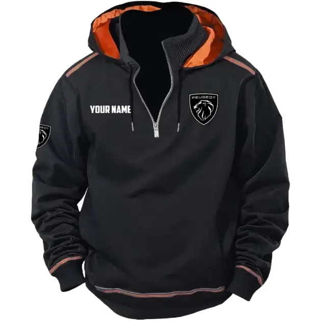 Peugeot Exclusive Logo Performance Tactical Hooded Sweatshirt OUFACBHS0819PGTZ - Peugeot Sweatshirt