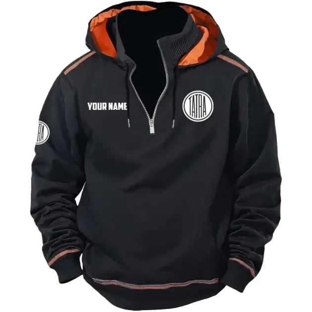 Tatra Trucks Exclusive Logo Performance Tactical Hooded Sweatshirt OUFACBHS0819TTZ - Tatra Trucks Sweatshirt