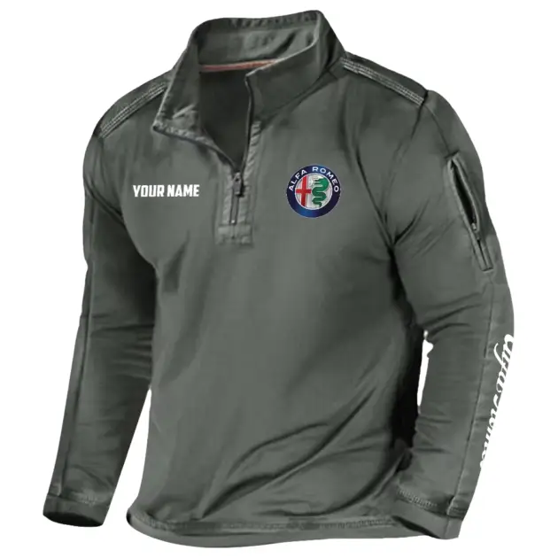 Alfa Romeo Exclusive Logo Performance Tactical Outdoor Sweatshirt OUFAH1300819AFZ - Alfa Romeo Sweatshirt