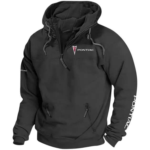 Pontiac Exclusive Logo Performance Tactical Quarterzip Hoodie OUFAH1880819PIZ - Pontiac Hoodie
