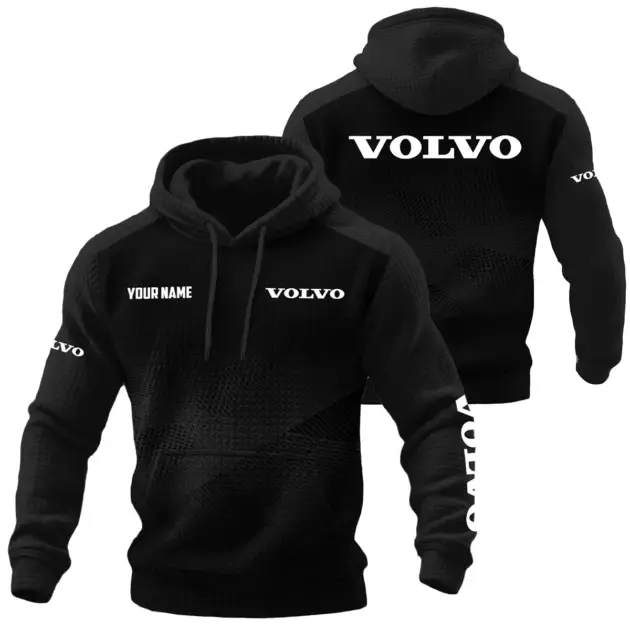 Volvo Exclusive Logo Performance Waffle Quilted Hoodie OUFAH3580819VOZ - Volvo Hoodie