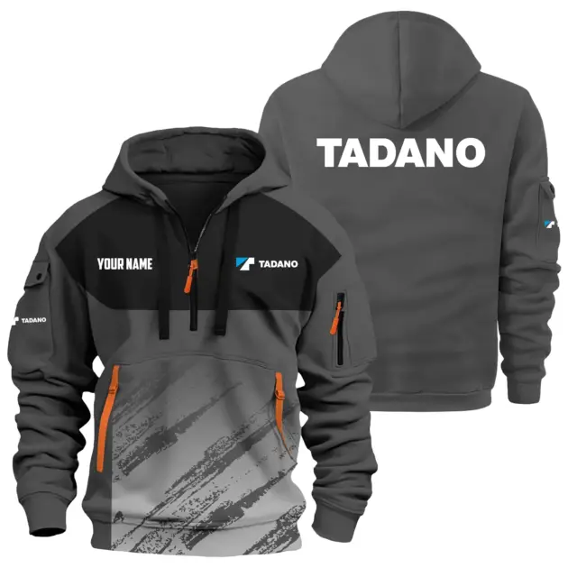 Tadano Exclusive Logo Performance Hoodie Half Zipper OUFAHHZ0819C04TDZ - Tadano Hoodie