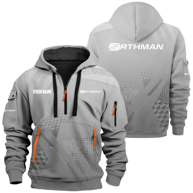 Orthman Exclusive Logo Performance Hoodie Half Zipper OUFAHHZ0819C07OMZ - Orthman Hoodie