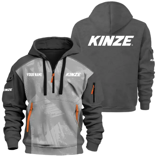 Kinze Manufacturing Exclusive Logo Performance Hoodie Half Zipper OUFAHHZ0819C10KMZ - Kinze Manufacturing Hoodie
