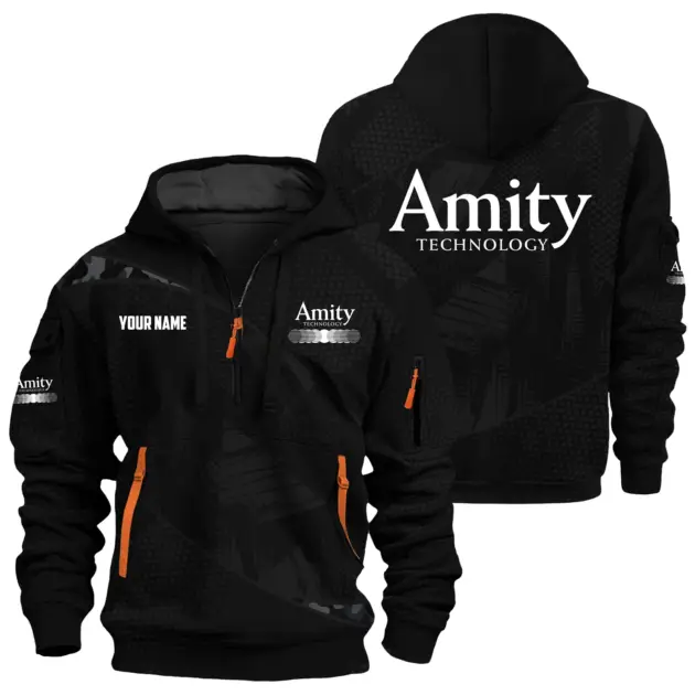 Amity Technology Exclusive Logo Performance Hoodie Half Zipper OUFAHHZ0819C12ATZ - Amity Technology Hoodie