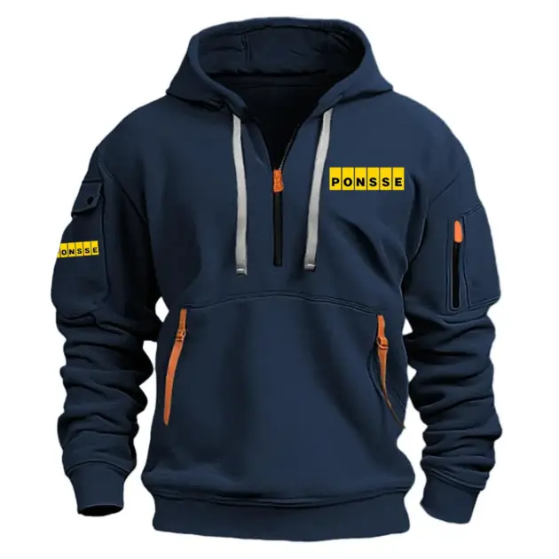 Ponsse Half Zipper Hoodie OUFAHHZ0819PNEZ - Ponsse Hoodie