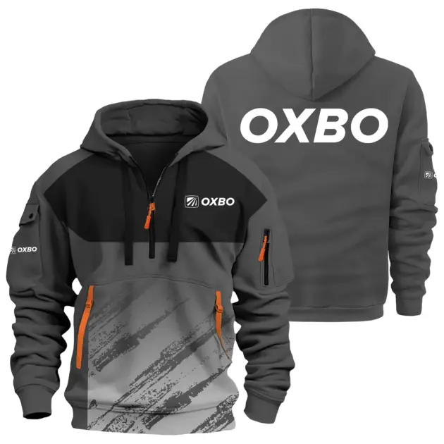 Oxbo Exclusive Logo Performance Half Zipper Hoodie OUFAHHZ3D081904OIZ - Oxbo Hoodie