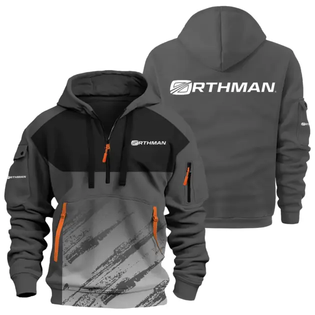 Orthman Exclusive Logo Performance Half Zipper Hoodie OUFAHHZ3D081904OMZ - Orthman Hoodie