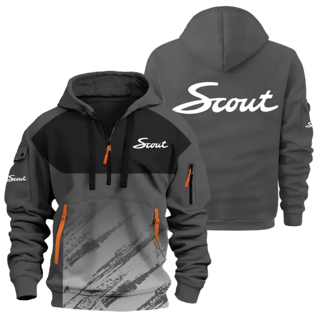 Scout Exclusive Logo Performance Half Zipper Hoodie OUFAHHZ3D081904STZ - Scout Hoodie