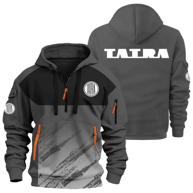 Tatra Exclusive Logo Performance Half Zipper Hoodie OUFAHHZ3D081904TTZ - Tatra Hoodie