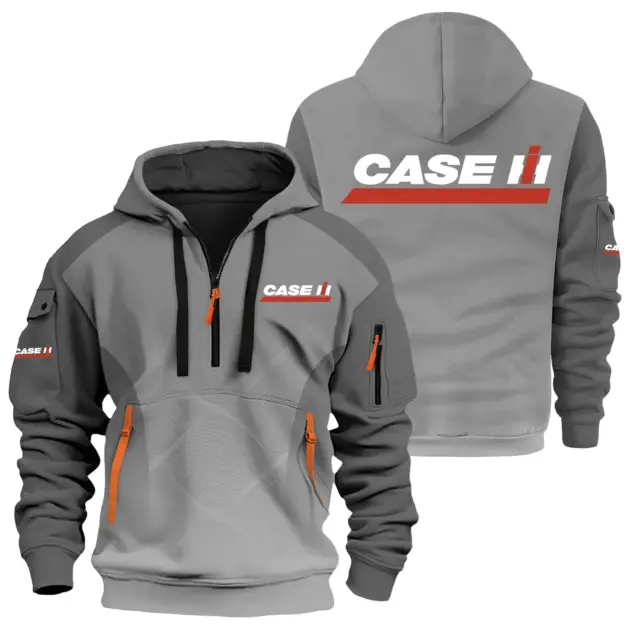 Case IH Exclusive Logo Performance Half Zipper Hoodie OUFAHHZ3D081905CIZ - Case IH Hoodie