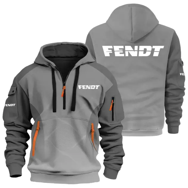 Fendt Exclusive Logo Performance Half Zipper Hoodie OUFAHHZ3D081905FEZ - Fendt Hoodie