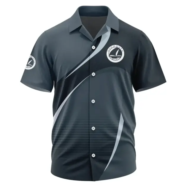 Plymouth Exclusive Logo Performance Short Sleeve Camp Collar Shirt OUFAHWS3D081901PYZ - Plymouth Shirt
