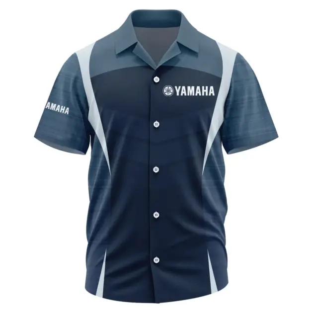 Yamaha Exclusive Logo Performance Short Sleeve Camp Collar Shirt OUFAHWS3D081903YHZ - Yamaha Shirt