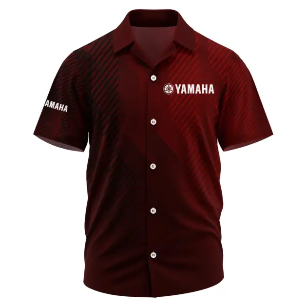 Yamaha Exclusive Logo Performance Short Sleeve Camp Collar Shirt OUFAHWS3D081906YHZ - Yamaha Shirt