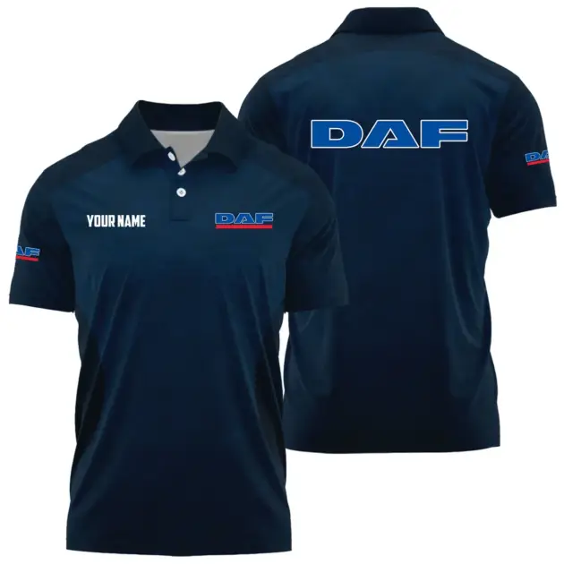 DAF Trucks Exclusive Logo Performance Polo Shirt OUFAPLTS081901DAZ - DAF Trucks Polo Shirt