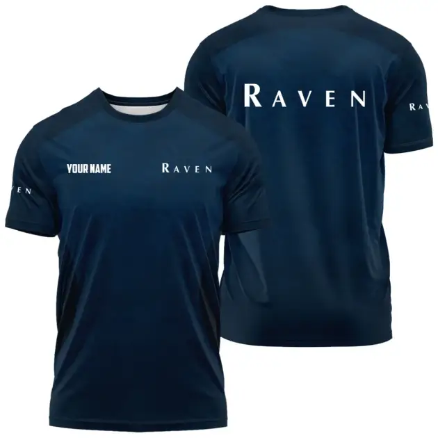 Raven Exclusive Logo Performance T-Shirt OUFAPLTS081901RIZ - Raven T-Shirt