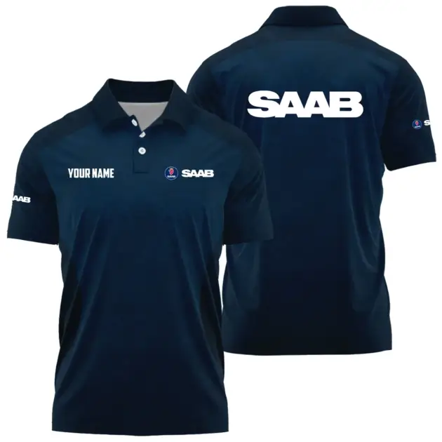 Saab Exclusive Logo Performance Polo Shirt OUFAPLTS081901SBZ - Saab Polo Shirt