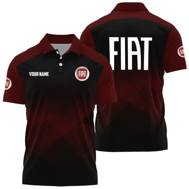 Fiat Exclusive Logo Performance Polo Shirt OUFAPLTS081902FTZ - Fiat Polo Shirt