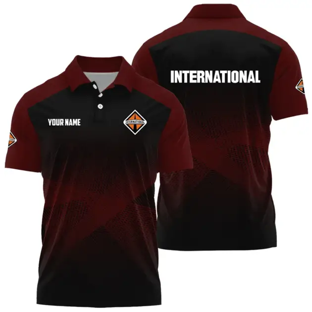 International Trucks Exclusive Logo Performance Polo Shirt OUFAPLTS081902INZ - International Trucks Polo Shirt