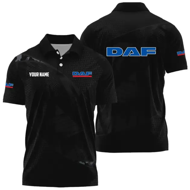 DAF Trucks Exclusive Logo Performance Polo Shirt OUFAPLTS081912DAZ - DAF Trucks Polo Shirt