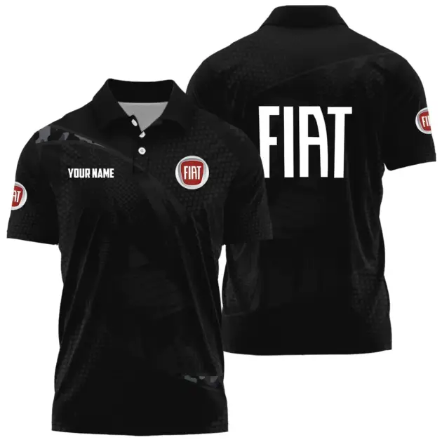 Fiat Exclusive Logo Performance Polo Shirt OUFAPLTS081912FTZ - Fiat Polo Shirt