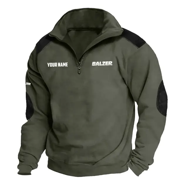 Balzer Exclusive Logo Performance Tactical Quarter-Zip Sweatshirt OUFASCSC0819BLZ - Balzer Sweatshirt