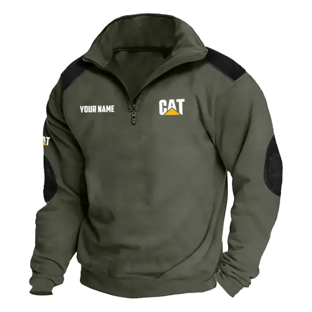 Caterpillar Exclusive Logo Performance Tactical Quarter-Zip Sweatshirt OUFASCSC0819CTZ - Caterpillar Sweatshirt