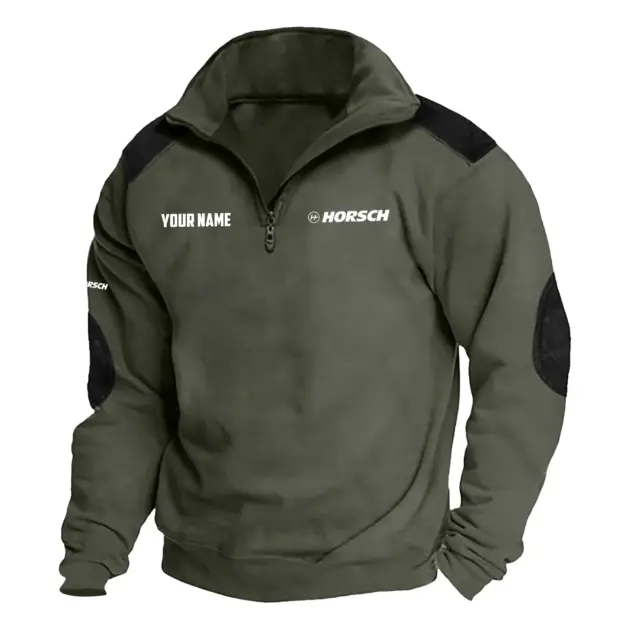 Horsch Exclusive Logo Performance Tactical Quarter-Zip Sweatshirt OUFASCSC0819HOZ - Horsch Sweatshirt