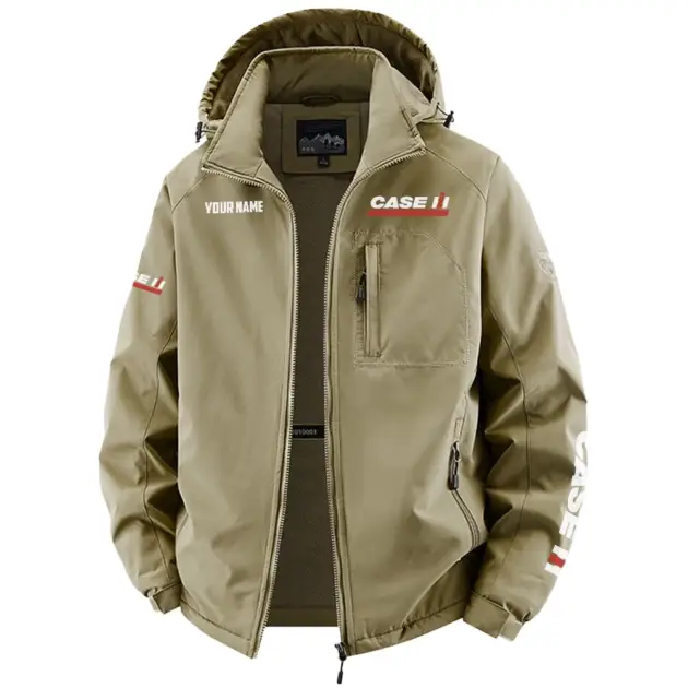 Case IH Exclusive Logo Performance Fleece Windbreaker Jacket Detachable Hood OUFAV2020819CIZ - Case IH Jacket
