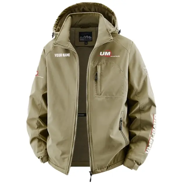 Unverferth Exclusive Logo Performance Fleece Windbreaker Jacket Detachable Hood OUFAV2020819UFZ - Unverferth Jacket
