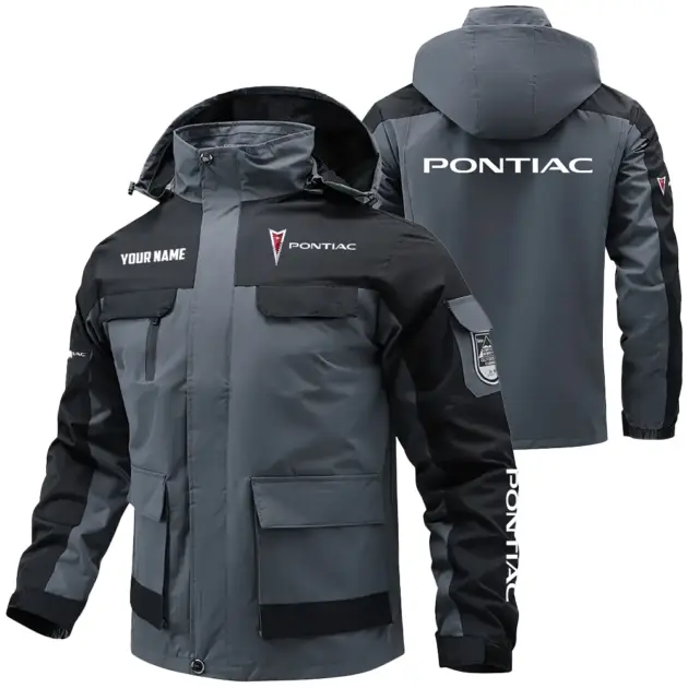 Pontiac Exclusive Logo Performance Water Resistant Outdoor Jacket Detachable Hood OUFAV203A0819PIZ - Pontiac Jacket