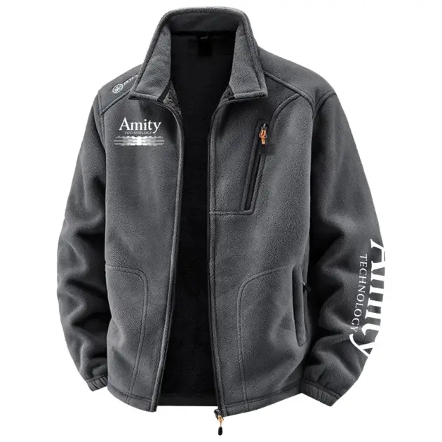Amity Technology Exclusive Logo Performance Plush Fleece Jacket OUFAV2090819ATZ - Amity Technology Jacket