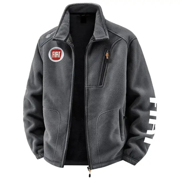 Fiat Exclusive Logo Performance Plush Fleece JacketOUFAV2090819FTZ - Fiat Jacket